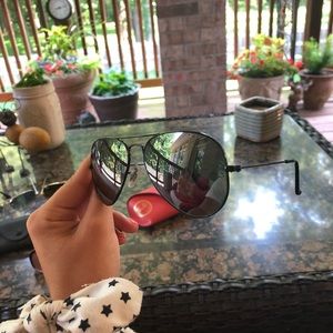 Ray Ban Aviator Customized Sun Glasses